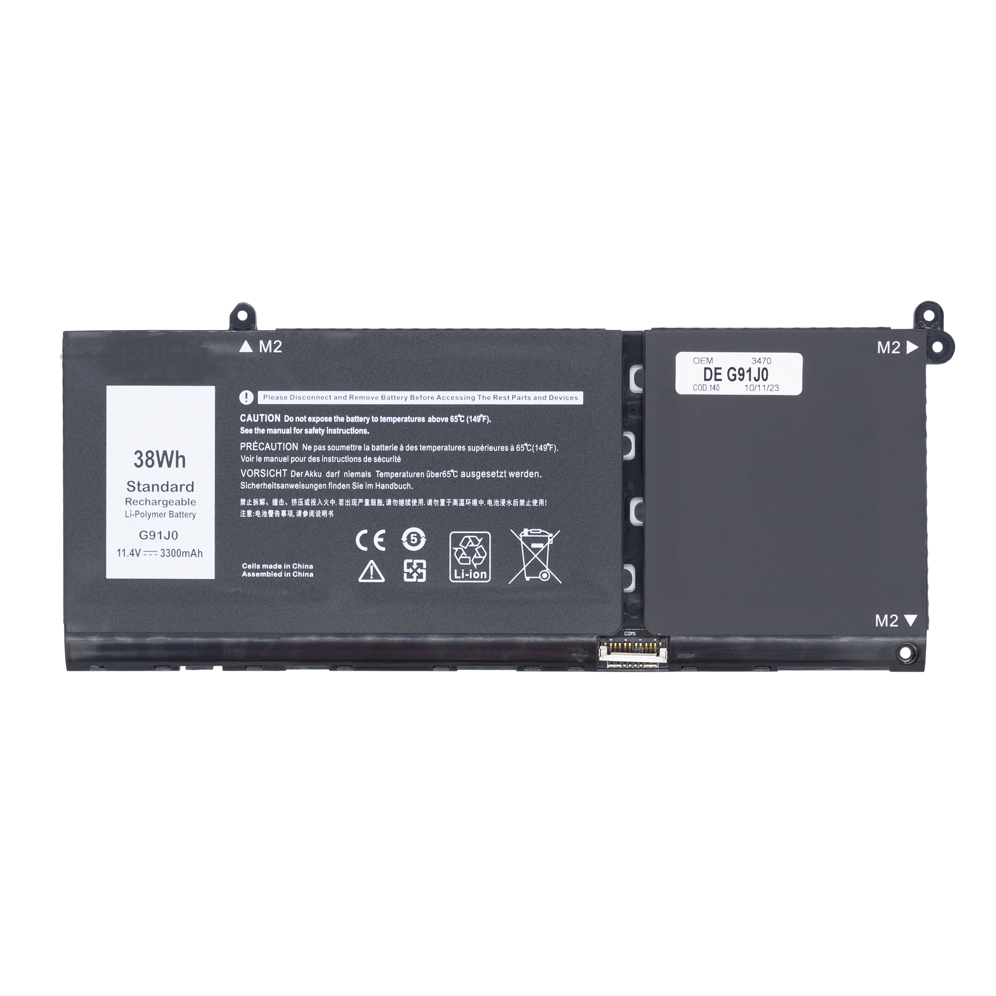 BATERIA FOLLOW ME PARA DELL INSPIRON 5310 G91J0